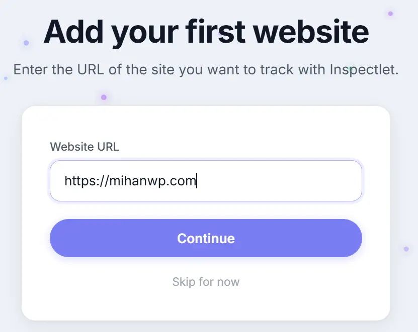 ثبت آدرس سایت با Https در Inspectlet