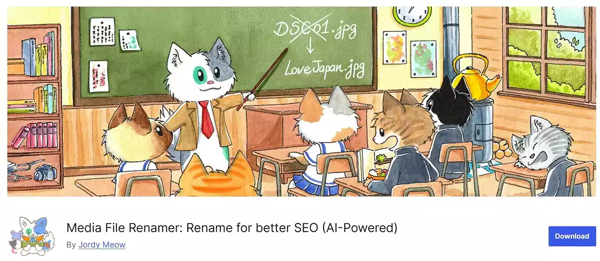 افزونه Media File Renamer