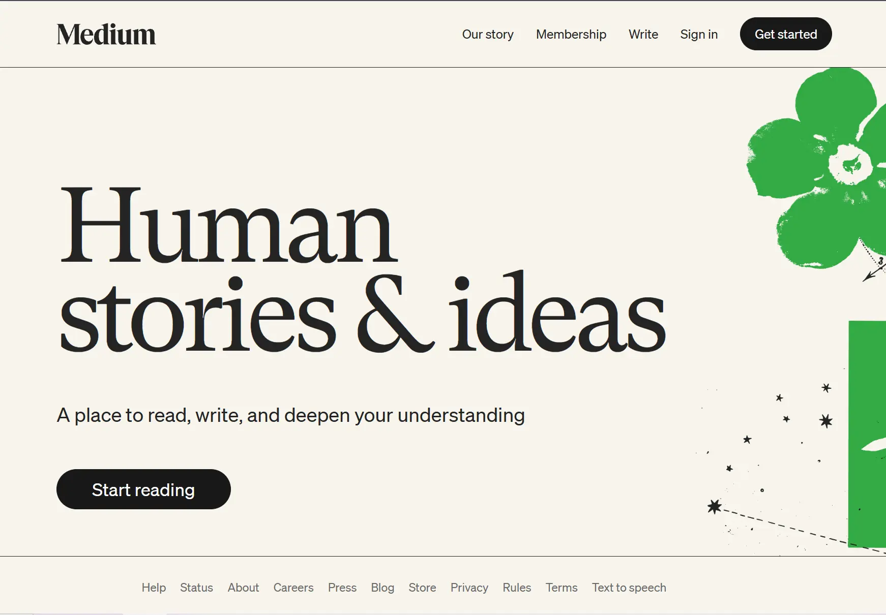 medium website