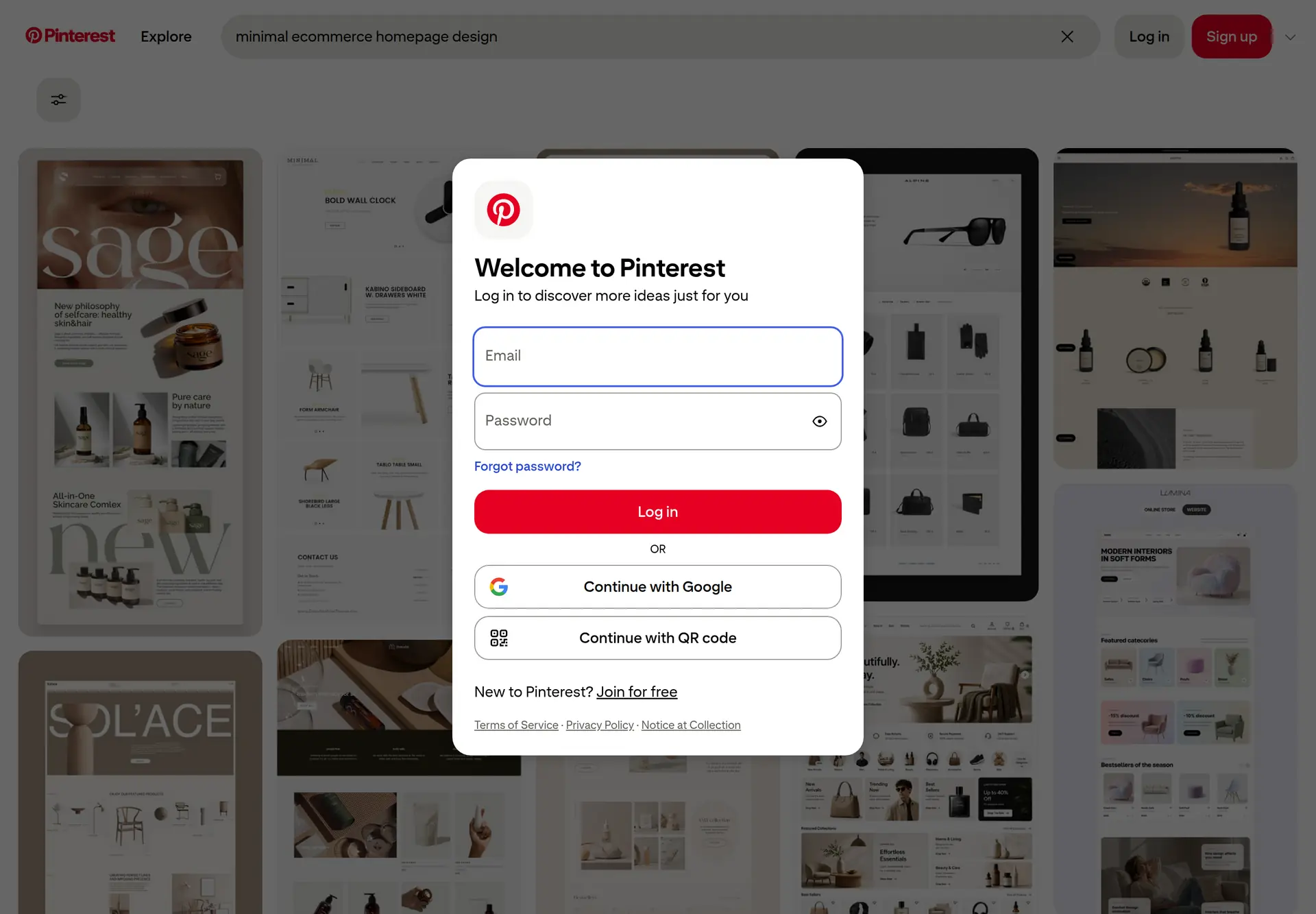 نتایج جست‌وجوی Pinterest برای نمونه‌های صفحه اصلی فروشگاه مینیمال
