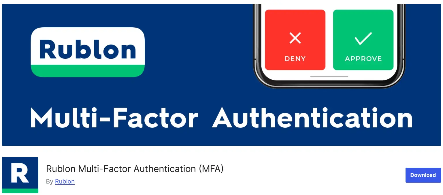 افزونه Rublon Two-Factor Authentication