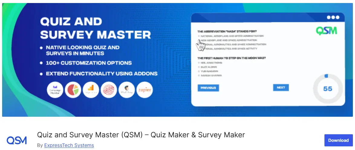 Quiz and Survey Master