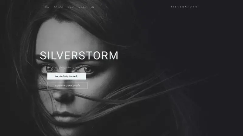 قالب وردپرس Silverstorm فارسی