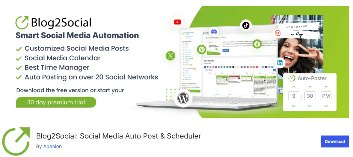 افزونه Blog2Social