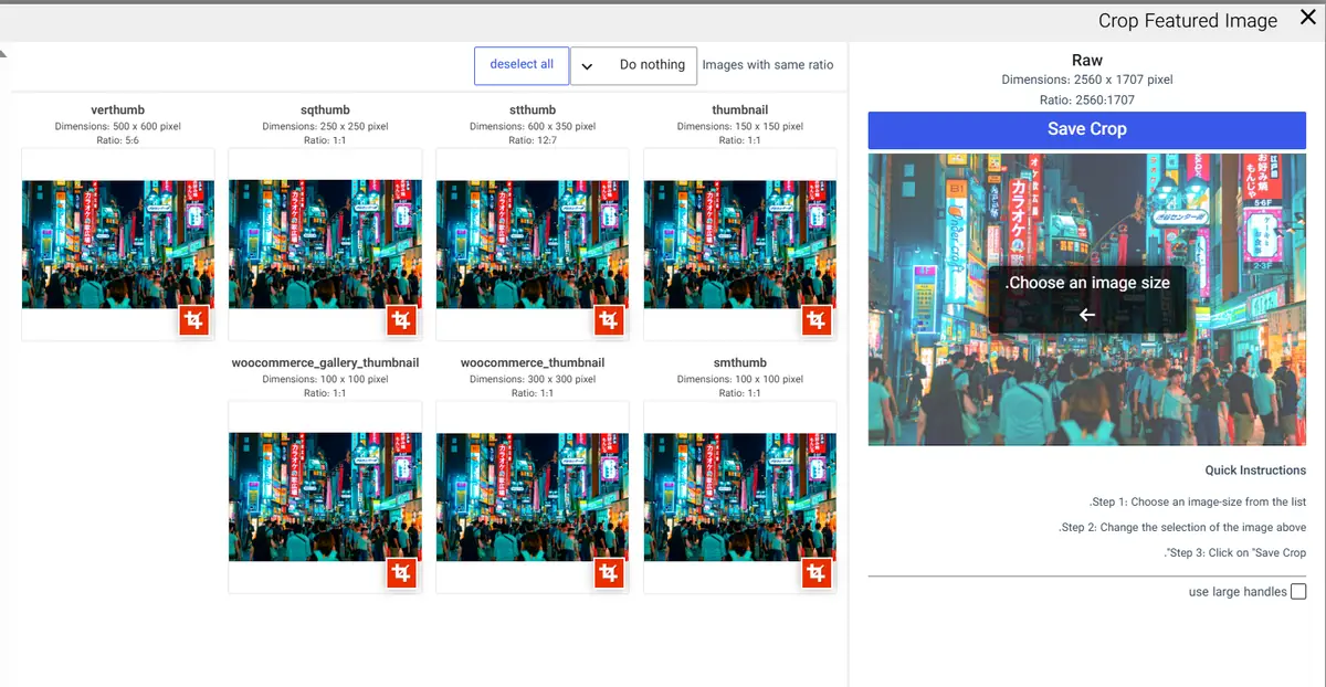 برش تصاویر بندانگشتی در وردپرس با افزونه رایگان Crop-Thumbnails