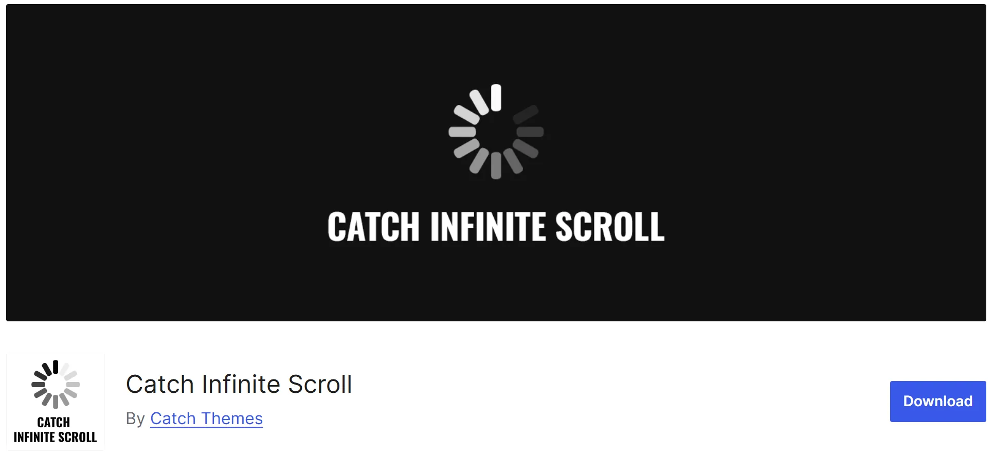 افزونه Catch Infinite Scroll