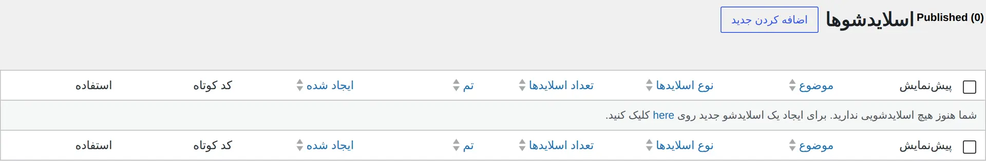 محیط MetaSlider برای ساخت اسلایدشو و اضافه کردن تصاویر