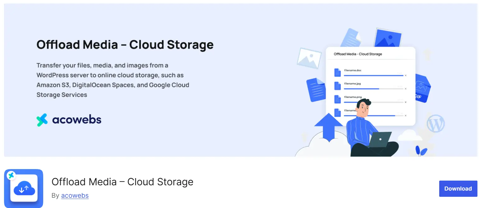 افزونه Offload Media – Cloud Storage