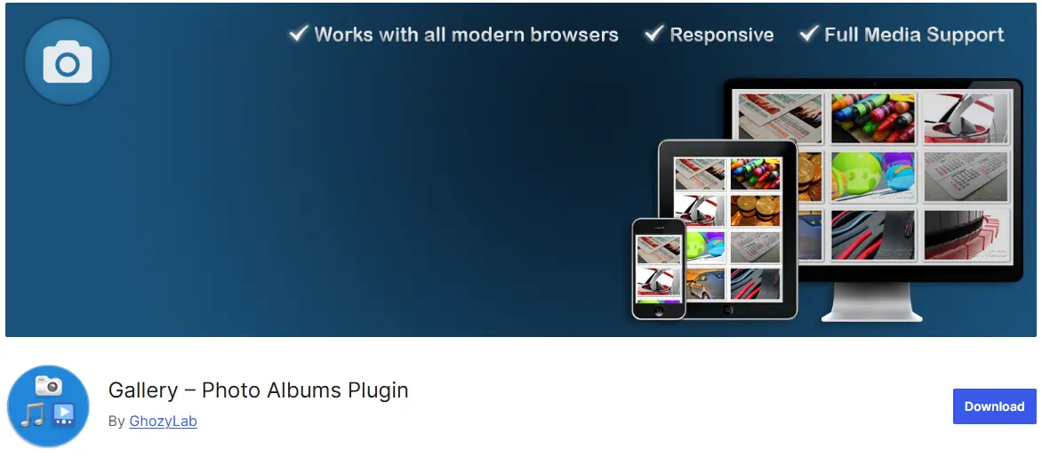 افزونه Gallery – Photo Albums Plugin