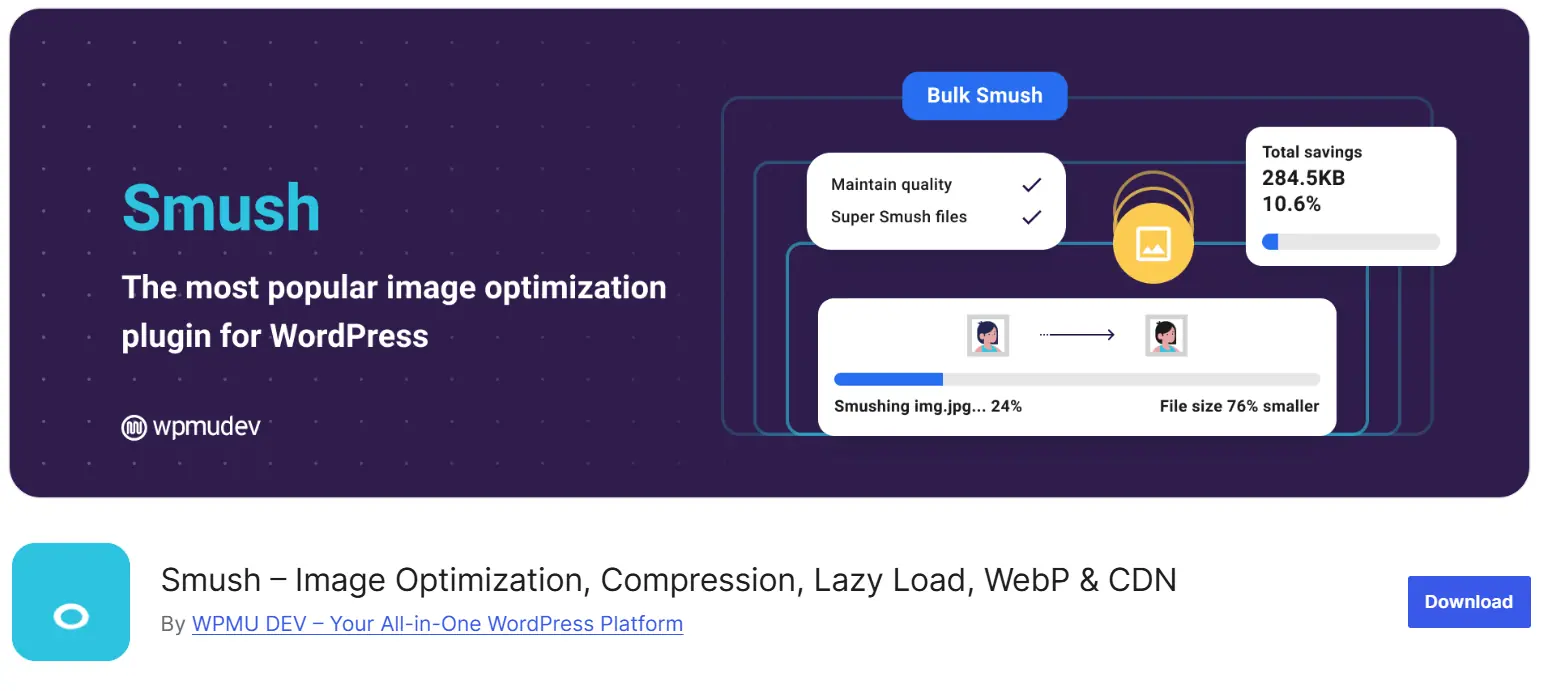 افزونه Smush – Image Optimization 