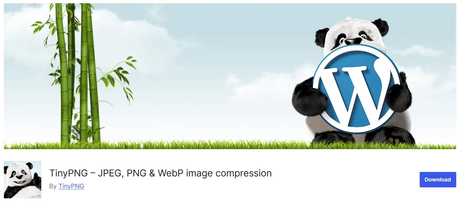 افزونه TinyPNG – JPEG, PNG & WebP image compression