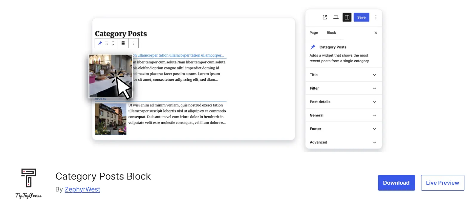 معرفی افزونه Category Posts Widget