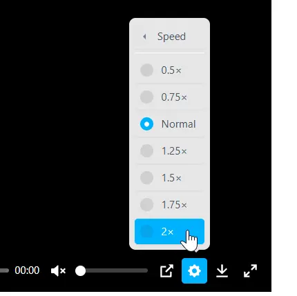 تغییر سرعت ویدیو در وردپرس
