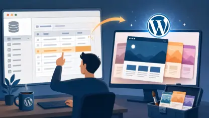 مطالعه مقاله تغییر قالب وردپرس از دیتابیس در phpMyAdmin