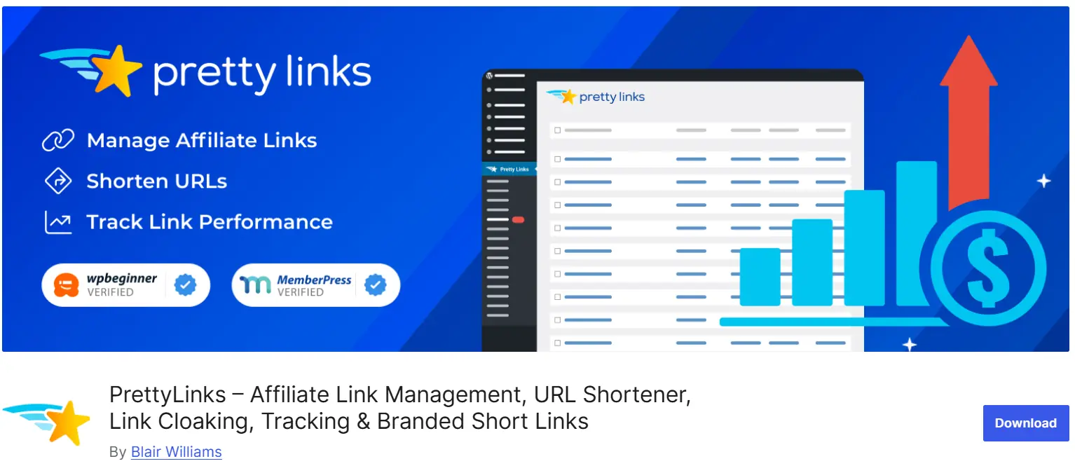 افزونه PrettyLinks