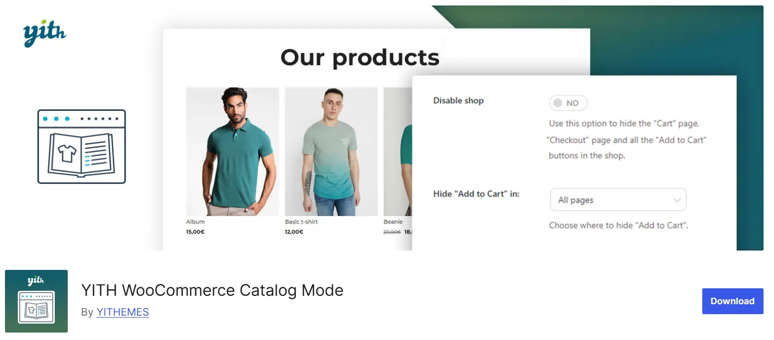 معرفی افزونه YITH WooCommerce Catalog Mode